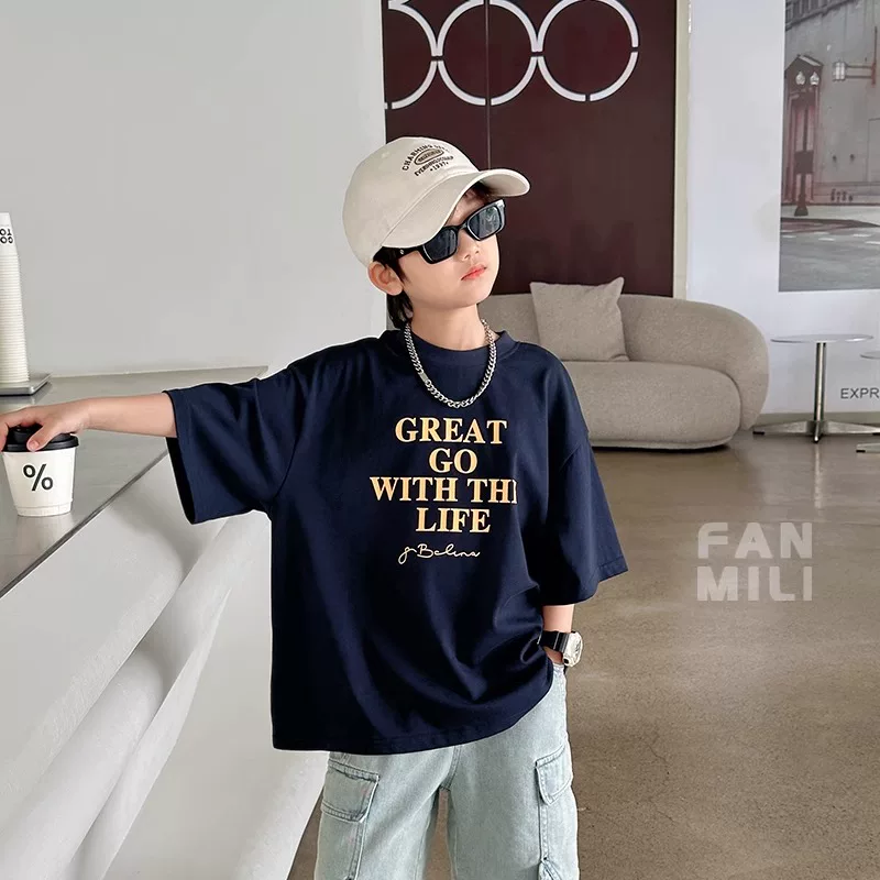 O1CN01eKoBTc281Qn0Czn4U_2211646917872.webp 【90-160】Tシャツ カジュアル ファッション 男の子 - 画像 (1)