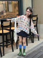 【100-160】Tシャツ 星柄 ゆったり 着回し力抜群 長袖 カジュアル 女の子 - 画像 (2)