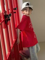【90-160】Tシャツ 男の子 夏 カジュアル 半袖 ラウンドネック - 画像 (5)