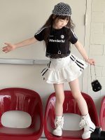 【100-150】Tシャツ レース裾 可愛い 半袖 ラウンドネック 女の子 - 画像 (5)