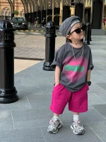 【90-160】男の子 半袖カートゥーンTシャツ 通気性 着脱ラクラク - 画像 (4)