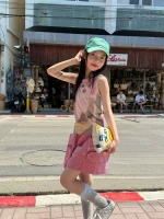 【100-160】ショートパンツ 韓国風 シンプル ゆったり 合わせやすい 無地 - 画像 (4)