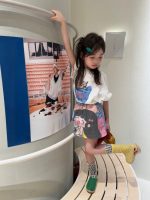 【90-150】半袖Tシャツ 女の子 プリント カートゥーン ゆったり - 画像 (4)