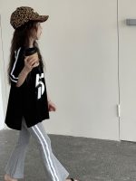 【100-150】Tシャツ 配色 プリント ゆったり 半袖 女の子 夏新作 - 画像 (6)