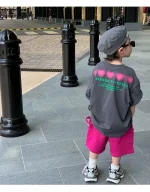 【90-160】男の子 半袖カートゥーンTシャツ 通気性 着脱ラクラク - 画像 (5)