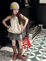 【90-150】トップスorスカート 女の子 ストライプ プリーツ - 画像 (6)