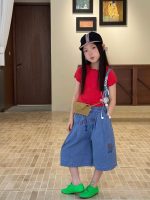 【90-150】半袖Tシャツ 女の子 無地 フリル おしゃれ - 画像 (2)