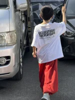 【90-160】Tシャツ 夏新作 カジュアル アルファベット プリント 男の子