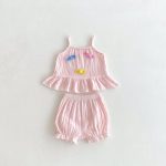 【66-100】セットアップ ベビー キャミソール かわいい - 画像 (4)