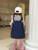 【90-140】ベストorスカート 女の子 ボーダー柄 ファッション - 画像 (5)