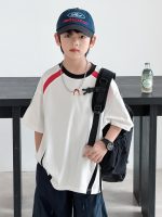 【120-170】Tシャツ プリント 配色 ファッション かっこいい 男の子 - 画像 (5)