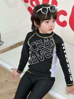 【90-145】水着 UVカット長袖 速乾 セパレートスイムウェア - 画像 (2)