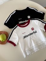 【100-150】Tシャツ レース裾 可愛い 半袖 ラウンドネック 女の子 - 画像 (6)