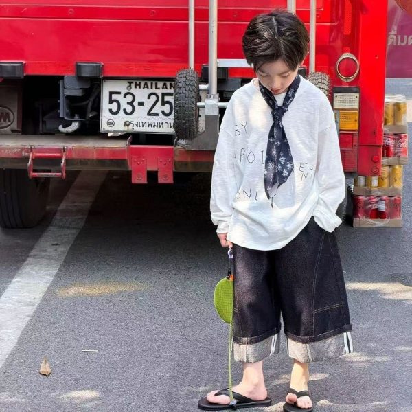 【90-160cm】トップス 男の子 カジュアル UV対策 通気性抜群