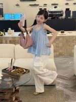 【100-160】ズボン ゆったり カジュアル 薄手 合わせやすい ドット柄 パンツ - 画像 (5)