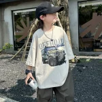 【90-160】Tシャツ カジュアル かっこいい 男の子 夏新作