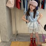 【80-130】ショートパンツ 女の子 ボーダー柄 ストレッチで快適 - 画像 (3)