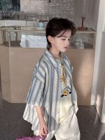 【100-170】半袖 シャツ 男の子 ストライプ お出かけに - 画像 (5)