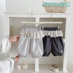 【73-100】パンツ フリル 切り替え スウィート - 画像 (5)