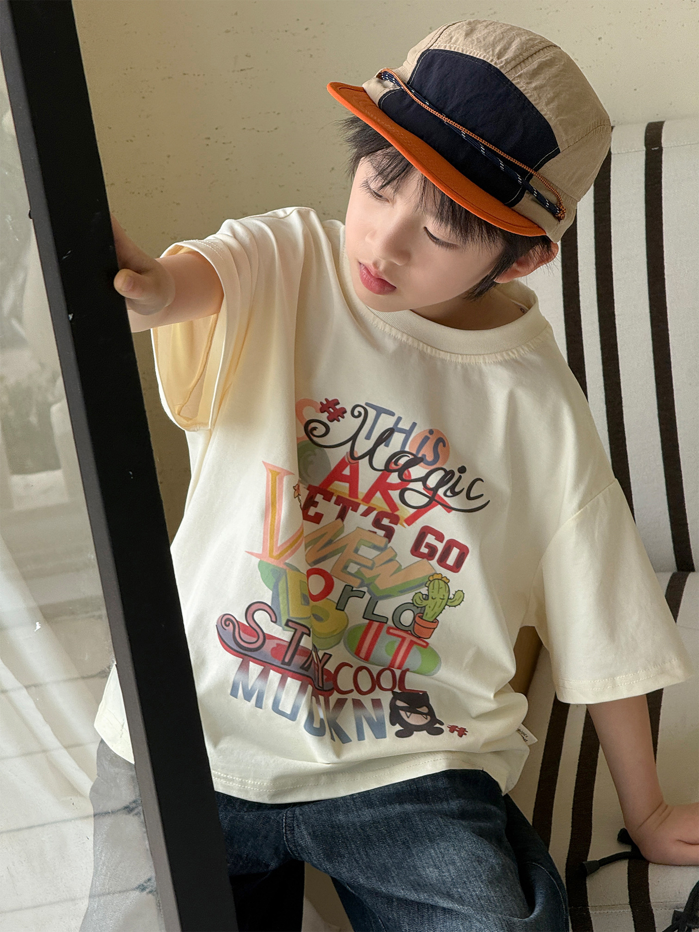 O1CN01sbOPVG2GTqSXF9J6k_2201251829017-0-cib.jpg 【90-160】Tシャツ ファッション カジュアル 合わせやすい 男の子 - 画像 (1)