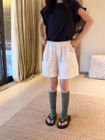 【100-160】ショートパンツ 韓国風 シンプル ゆったり 合わせやすい 無地