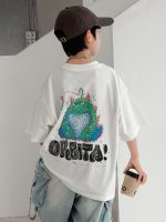 【90-160】Tシャツ プリント 男の子 半袖 ラウンドネック - 画像 (2)