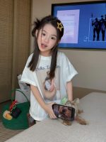 【90-160】半袖Tシャツorショートパンツ 女の子 ゆったり トレンド - 画像 (7)