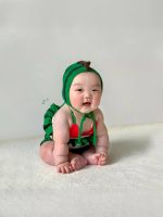 【66-90】水着 ベビー 可愛い 帽子付き スイカ - 画像 (6)