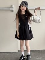 【100-150】ワンピース 配色 切り替え ノースリーブ 動きやすい カワイイ - 画像 (4)
