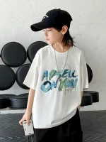 【90-160】 Tシャツ 男の子 半袖 ファッション かっこいい 着回し力抜群 - 画像 (4)