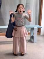 【90-150】半袖Tシャツorパンツ 女の子 リボン付き プリーツ - 画像 (10)