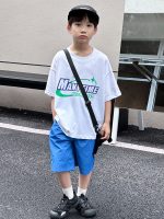 【90-160】半袖Tシャツ 男の子 英字 通気性拔群 ゆったり