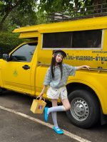 【90-160】Tシャツ カジュアル 合わせやすい ボーダー柄 女の子 親サイズ - 画像 (4)