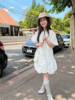 【100-160】ワンピース ゆったり 合わせやすい カワイイ 半袖 女の子 - 画像 (3)