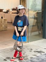 【90-160】Tシャツ 韓国風 プリント 着回し力抜群 ゆったり カジュアル - 画像 (4)