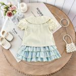 【73-120】セットアップ ベビー 折り襟 かわいい - 画像 (4)