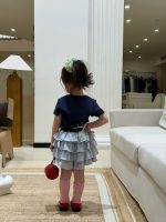 【90-140】半袖Tシャツorスカート 女の子 リボン付き スウィート - 画像 (8)