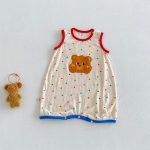 【66-90】カバーオール ベビー ドット カートゥーン - 画像 (9)