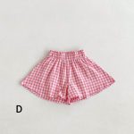 【80-130】Tシャツ or ショートパンツ ベビー 女の子 フリル袖 チェック - 画像 (14)