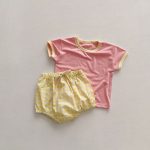 【73-100】セットアップ ベビーカラフル カジュアル - 画像 (4)