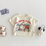 【73-120】半袖Ｔシャツ ベビー イヌ 可愛い - 画像 (7)