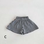【80-130】Tシャツ or ショートパンツ ベビー 女の子 フリル袖 チェック - 画像 (13)