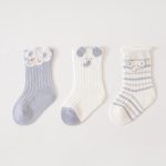【GOODS】3足セット ソックス ベビー キュート 通気性 柔らかい - 画像 (7)