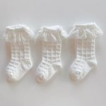 【GOODS】３足セット ソックス ベビー かわいい コットン レース - 画像 (6)
