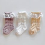 【GOODS】３足セット ソックス ベビー かわいい コットン レース - 画像 (7)