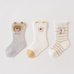 【GOODS】3足セット ソックス ベビー キュート 通気性 柔らかい - 画像 (9)