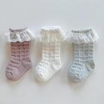【GOODS】３足セット ソックス ベビー かわいい コットン レース - 画像 (8)