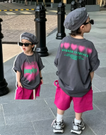 【90-160】男の子 半袖カートゥーンTシャツ 通気性 着脱ラクラク - 画像 (2)