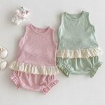 【66-100】セットアップ ベビー ノースリーブ かわいい