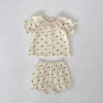 【73-110】半袖シャツセットorワンピース スイートなハート柄 - 画像 (12)